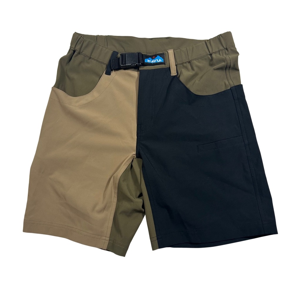 KAVU Chili Lite Hiking Shorts Mens XS Multicolor Belted Outdoor Activewear